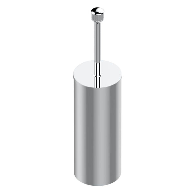 THG - Metal toilet brush holder with brush with cover floor mounted - Matt Umber PVD