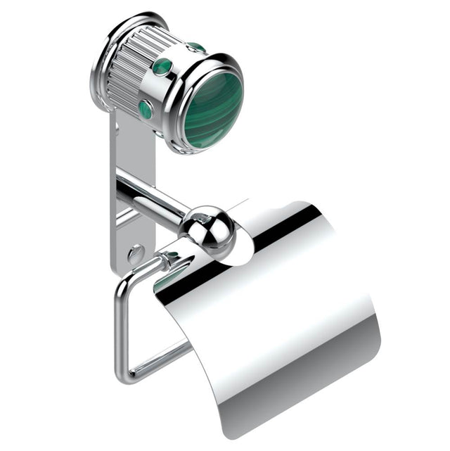THG - Toilet paper holder, single mount with cover - Matt Umber PVD
