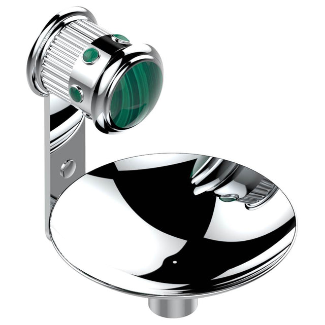 THG - Soap dish, wall mounted, 6'' diameter - Matt Umber PVD