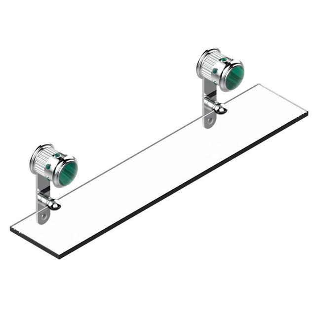 THG - Glass shelf with brackets - Matt Umber PVD