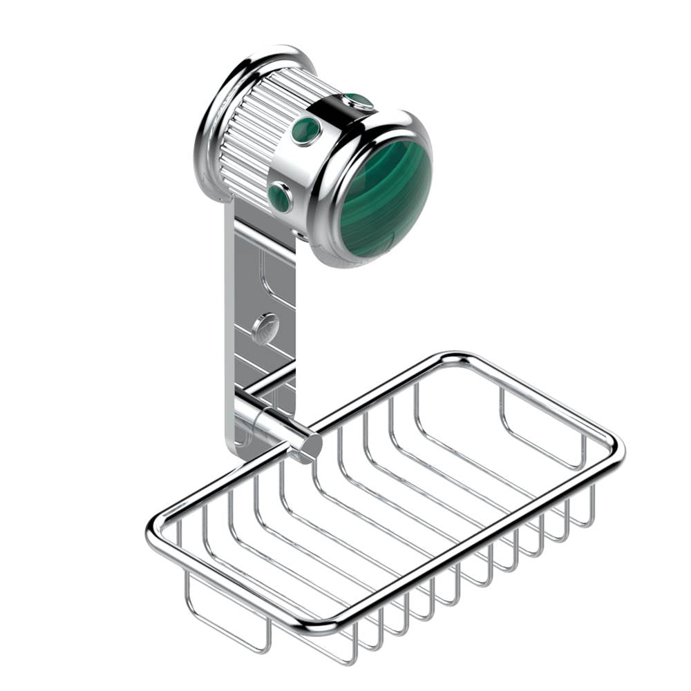 THG - Soap basket, wall mounted 6''1/4 x 3''5/8 - Matt Umber PVD