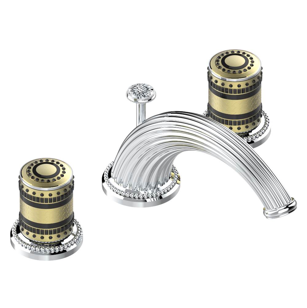 THG - Widespread lavatory set with drain - Matt Umber PVD