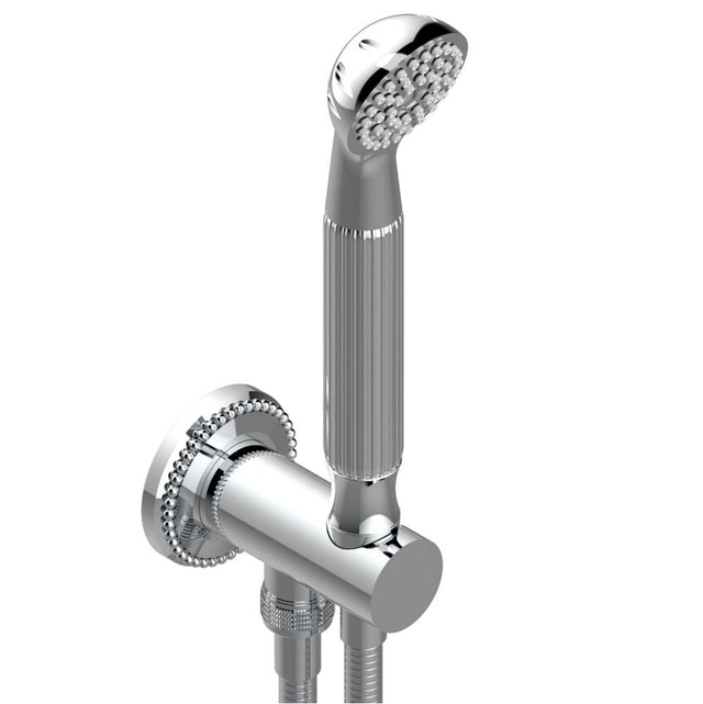 THG - Wall mounted handshower with integrated fixed hook - Matt Umber PVD