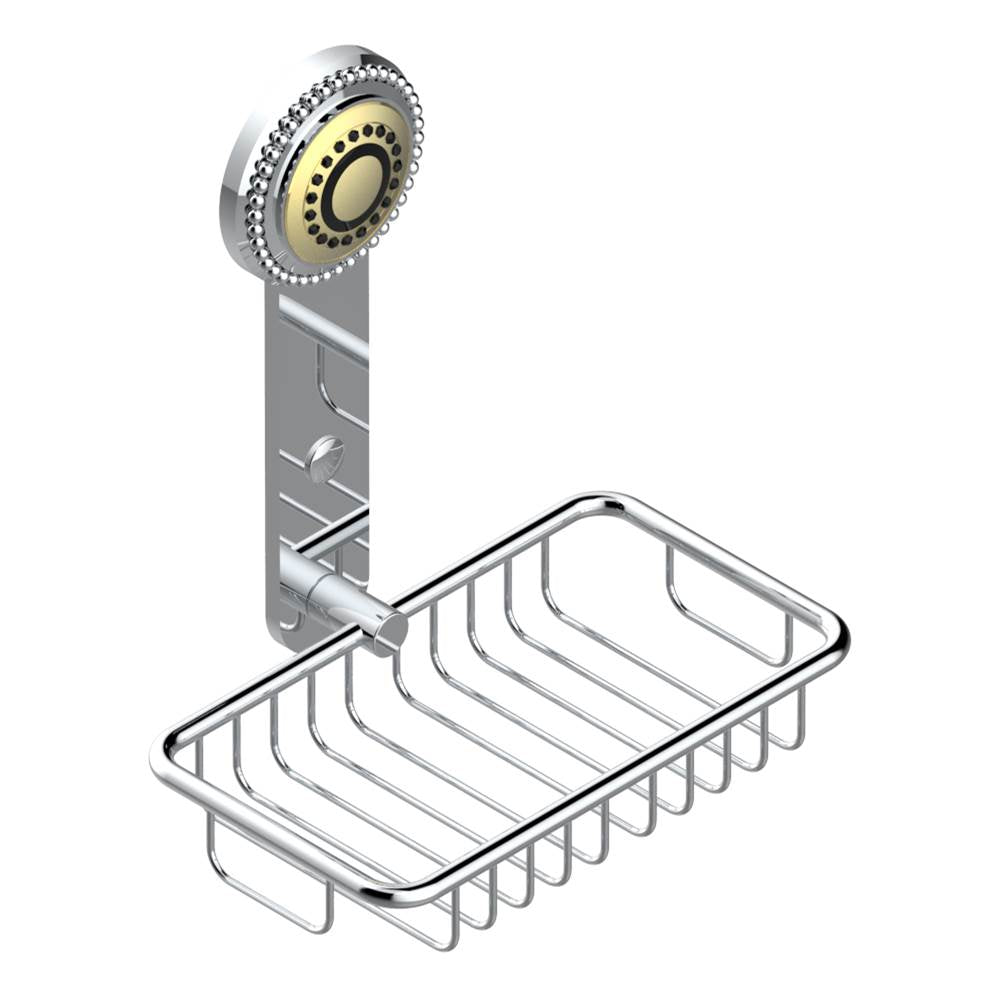 THG - Soap basket, wall mounted 6''1/4 x 3''5/8 - Matt Umber PVD