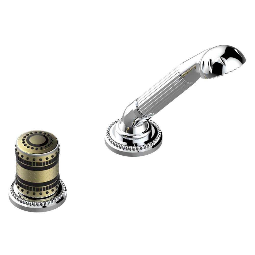 THG - Deck mounted mixer with handshower, progressive cartridge - Matt Umber PVD