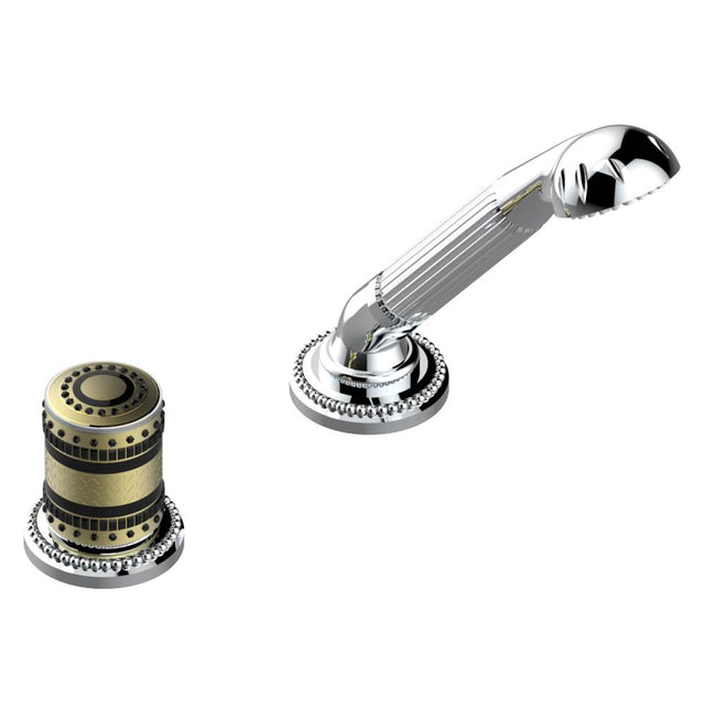 THG - Deck mounted mixer with handshower, progressive cartridge - Matt Umber PVD