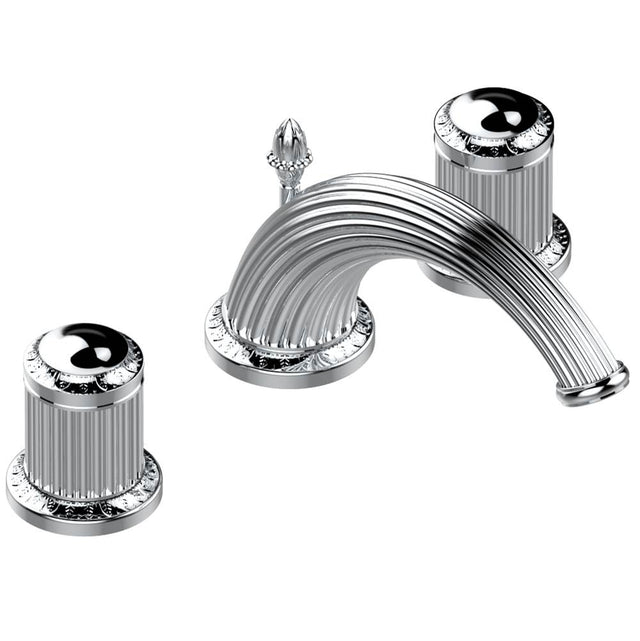 THG - Widespread lavatory set with drain - Matt Umber PVD