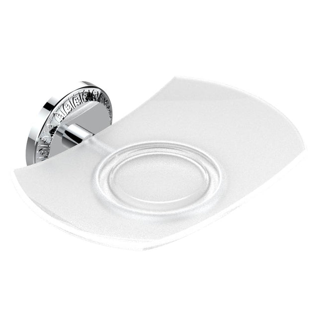 THG - Glass soap dish, wall mounted - Matt Umber PVD