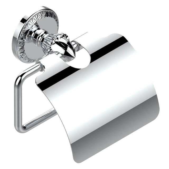 THG - Toilet paper holder, single mount with cover - Matt Umber PVD