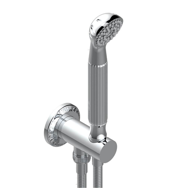 THG - Wall mounted handshower with integrated fixed hook - Matt Umber PVD