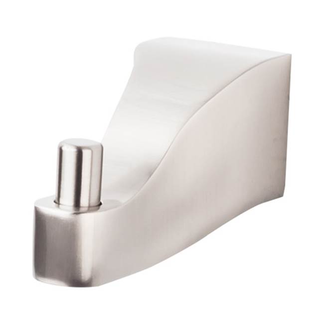 Top Knobs - Aqua Bath Single Hook  Brushed Satin Nickel - Brushed Satin Nickel