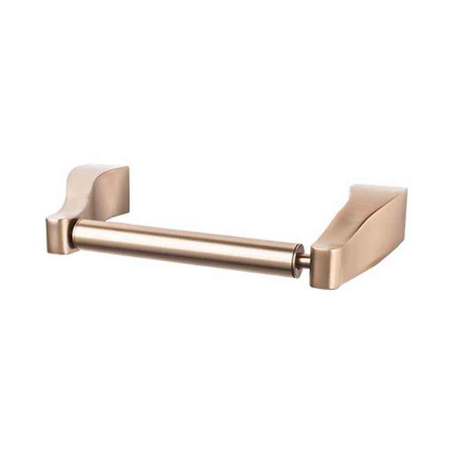 Top Knobs - Aqua Bath Tissue Holder  Brushed Bronze - Brushed Bronze