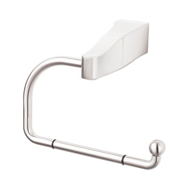 Top Knobs - Aqua Bath Tissue Hook  Brushed Satin Nickel - Brushed Satin Nickel