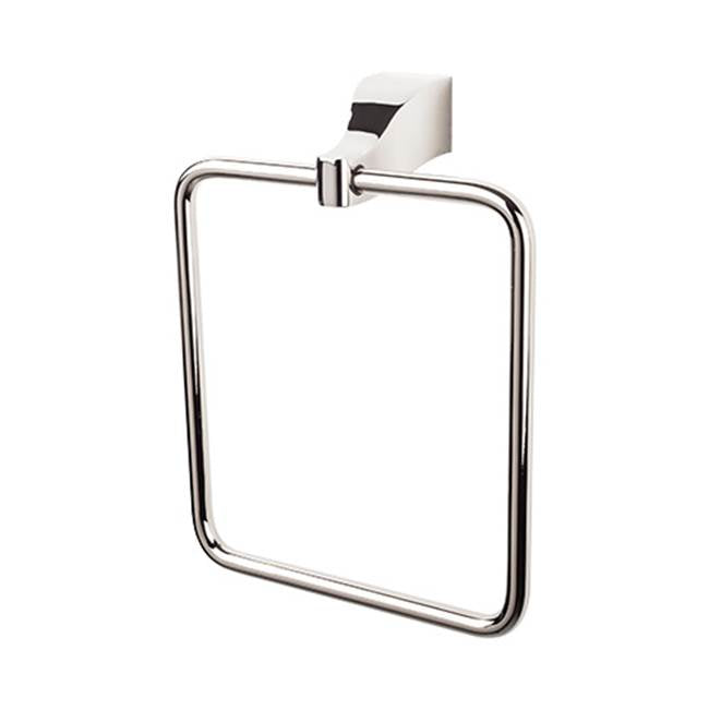 Top Knobs - Aqua Bath Ring  Polished Nickel - Polished Nickel