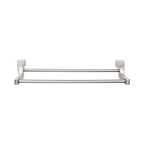 Top Knobs - Aqua Bath Towel Bar 24 Inch Double Brushed Satin Nickel - Brushed Satin Nickel