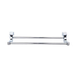 Top Knobs - Aqua Bath Towel Bar 24 Inch Double Polished Chrome - Polished Chrome