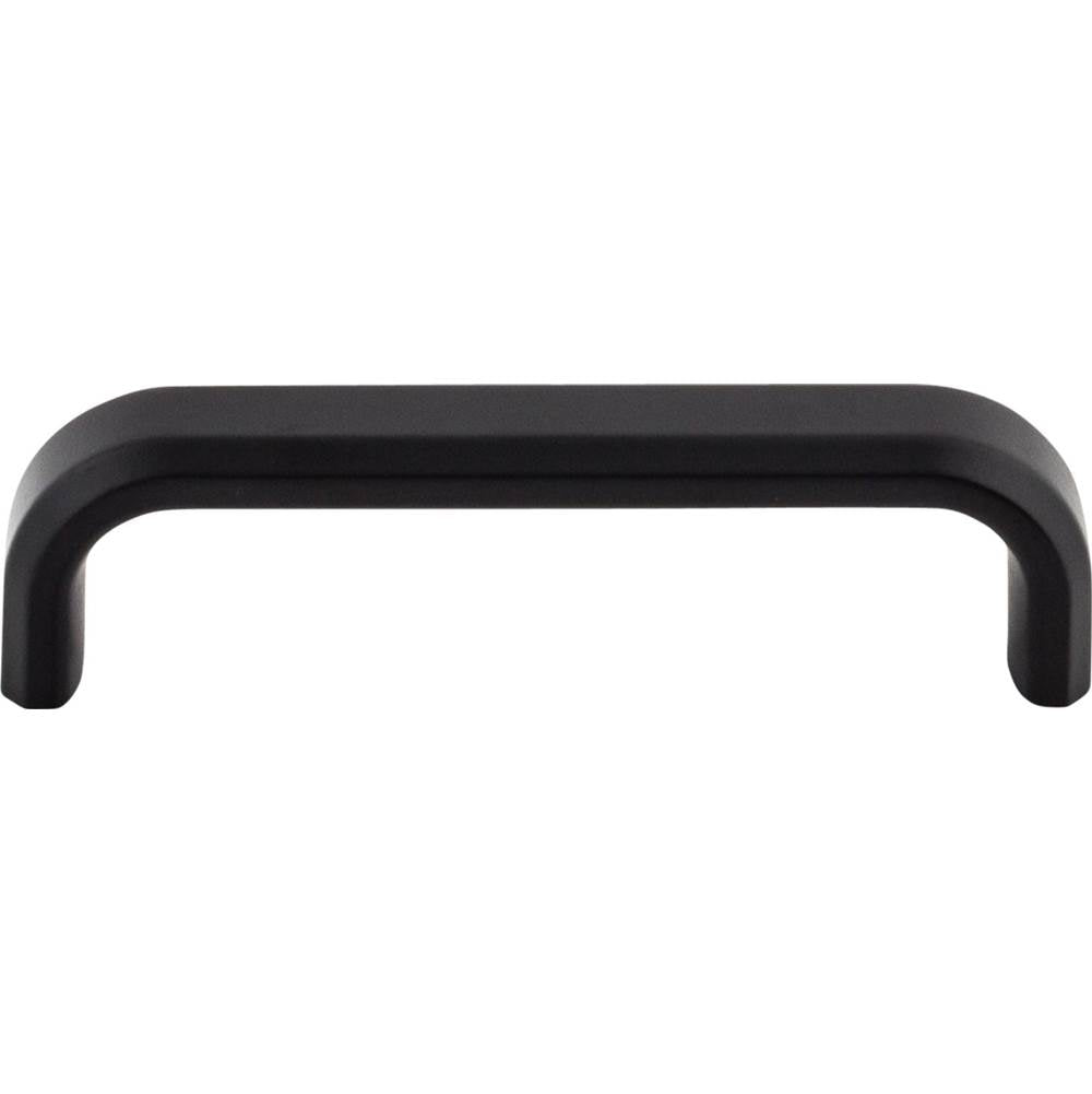 Top Knobs - Telfair Pull 3 3/4 Inch (c-c) Flat Black - Flat Black
