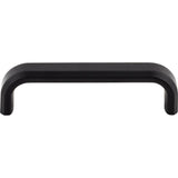 Top Knobs - Telfair Pull 3 3/4 Inch (c-c) Flat Black - Flat Black