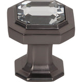 Top Knobs - Crystal Emerald Knob 1 1/8 Inch Ash Gray - Ash Gray