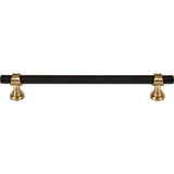 Top Knobs - Bit Pull 7 9/16 Inch (c-c) Flat Black and Honey Bronze