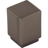 Linear Square Knob 3/4 Inch Ash Gray