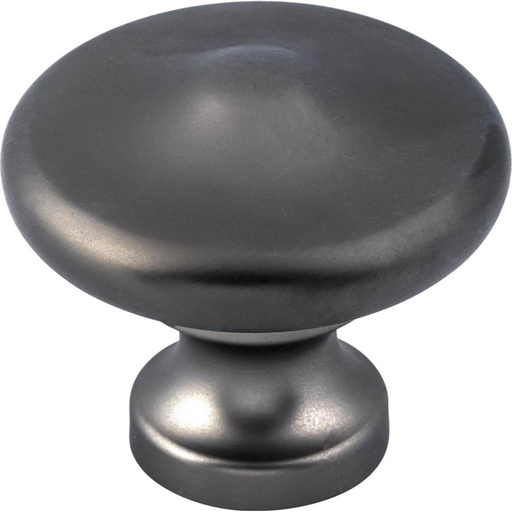 Top Knobs - Peak Knob 1 5/16 Inch Ash Gray - Ash Gray