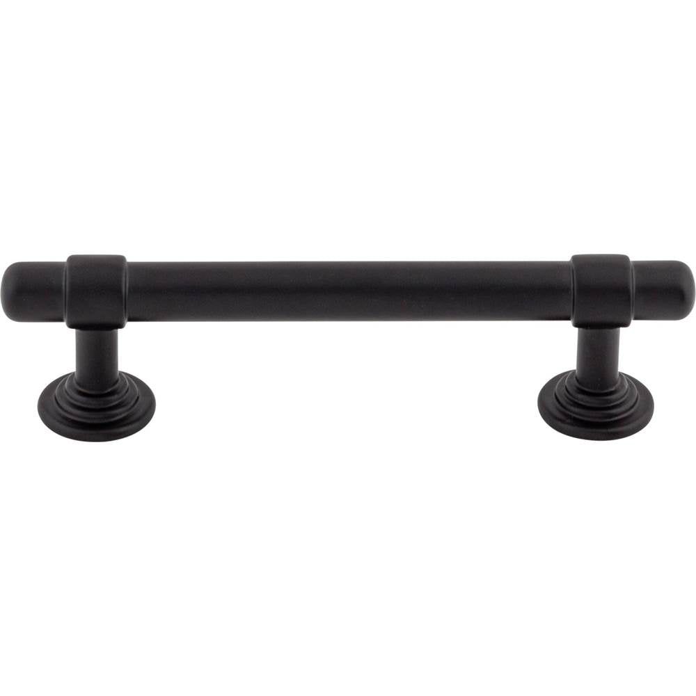 Top Knobs - Ellis Pull 3 3/4 Inch (c-c) Flat Black - Flat Black