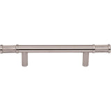Top Knobs - Burnham Pull 3 3/4 Inch (c-c) Brushed Satin Nickel - Brushed Satin Nickel