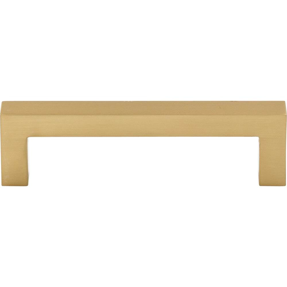 Top Knobs - Square Bar Pull 3 3/4 Inch (c-c) Honey Bronze - Honey Bronze