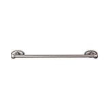 Top Knobs - Edwardian Bath Towel Bar 30 In. Single - Oval Backplate Antique Pewter - Antique Pewter