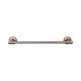 Top Knobs - Edwardian Bath Towel Bar 30 Inch Single - Plain Bplate Antique Pewter - Antique Pewter