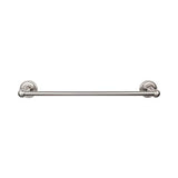 Top Knobs - Edwardian Bath Towel Bar 30 In. Single - Rope Backplate Brushed Satin Nickel - Brushed Satin Nickel