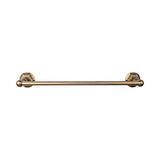 Top Knobs - Edwardian Bath Towel Bar 30 Inch Single - Hex Backplate German Bronze - German Bronze