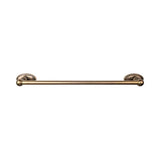 Top Knobs - Edwardian Bath Towel Bar 30 In. Single - Oval Backplate German Bronze - German Bronze
