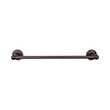 Top Knobs - Edwardian Bath Towel Bar 30 Inch Single - Plain Bplate Oil Rubbed Bronze - Oil Rubbed Bronze