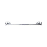 Top Knobs - Edwardian Bath Towel Bar 30 In. Single - Oval Backplate Polished Chrome - Polished Chrome