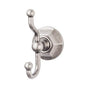Top Knobs - Edwardian Bath Double Hook Hex Backplate Antique Pewter - Antique Pewter