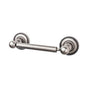 Top Knobs - Edwardian Bath Tissue Holder Beaded Backplate Antique Pewter - Antique Pewter
