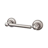 Top Knobs - Edwardian Bath Tissue Holder Plain Backplate Antique Pewter - Antique Pewter
