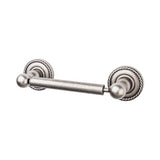 Top Knobs - Edwardian Bath Tissue Holder Rope Backplate Antique Pewter - Antique Pewter