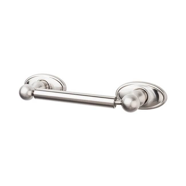 Top Knobs - Edwardian Bath Tissue Holder Oval Backplate Brushed Satin Nickel - Brushed Satin Nickel