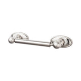 Top Knobs - Edwardian Bath Tissue Holder Oval Backplate Brushed Satin Nickel - Brushed Satin Nickel