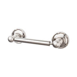 Top Knobs - Edwardian Bath Tissue Holder Ribbon Backplate Brushed Satin Nickel - Brushed Satin Nickel