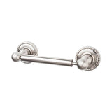 Top Knobs - Edwardian Bath Tissue Holder Rope Backplate Brushed Satin Nickel - Brushed Satin Nickel