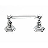 Top Knobs - Edwardian Bath Tissue Holder Hex Backplate Polished Chrome - Polished Chrome