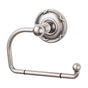 Top Knobs - Edwardian Bath Tissue Hook Ribbon Backplate Antique Pewter - Antique Pewter