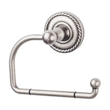 Top Knobs - Edwardian Bath Tissue Hook Rope Backplate Antique Pewter - Antique Pewter