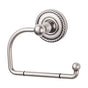 Top Knobs - Edwardian Bath Tissue Hook Rope Backplate Antique Pewter - Antique Pewter