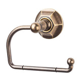 Top Knobs - Edwardian Bath Tissue Hook Hex Backplate German Bronze - German Bronze