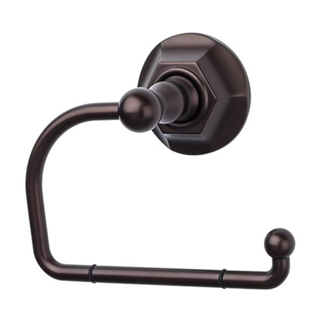 Top Knobs - Edwardian Bath Tissue Hook Hex Backplate Oil Rubbed Bronze - Oil Rubbed Bronze